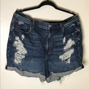 American Eagle Destroyed Mom Shorts